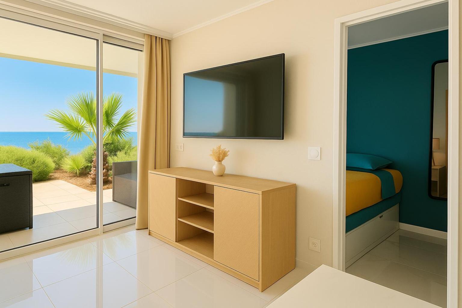 Luxueux Appartement - Vue Mer - Piscine - Free Parking - Monaco Cap-d'Ail Buitenkant foto